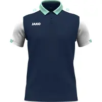 Jako Polo Dynamic , Taille:M, Coleurs:marine/blanc/minze