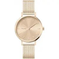 Torii Montre-bracelet pour femme L34LS.UL en or rose, mode classique.