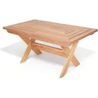 AEA Table de jardin Table de salle à manger Table en bois Table familiale