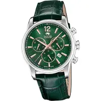 Jaguar cuir hommes montre chronographe élégant de luxe montre-bracelet vert Acamar D2UJ968/3