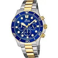 Lotus Montre Homme Fashion en acier inoxydable Montre Khrono argent or D2UL18757/1