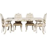 AEA Klassischer Esstisch Beige Design Tisch Holz Tische Möbel Wohnzimmer