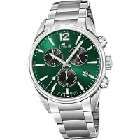 Lotus en acier inoxydable pour hommes montre bracelet argenté de luxe Elegant Classic D2UL18690/4