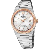 Festina Montre homme suisse bracelet en acier inoxydable argenté D2UF20030/1