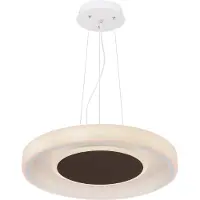 Globo Lighting Lampe à suspendre métal blanc, LED