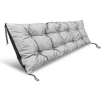 AIO Factory Coussin de jardin 120x40 cm imperméable pour banc de palette gris clair