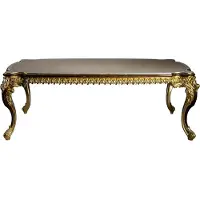Casa Padrino Luxe Table de salle à manger baroque 230 x 105 x H. 80 cm - Somptueuse table de salle à manger en bois massif - Meubles de salle à manger de style baroque