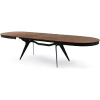 AEA Table de salle à manger à rallonges Table ovale Table design en bois Table de cuisine