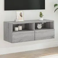 Prolenta Maison Exclusive - Meuble TV gris Sonoma 80x30x30 cm Matériau dérivé du bois
