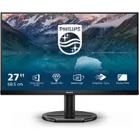 Philips S-line 275S9JAL - Moniteur LED - 68,5 cm (27") - 2560 x 1440 QHD - VA - 300 cd/m² - 4000:1 - 4 ms - HDMI, DisplayPort - Haut-parleurs - Noir texturé