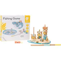 Teddies Puzzle en bois Game Fish/Fisherman 24pcs dans boîte 28x24x5cm