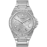 GUESS Montre Quartz - - GW0209G1 - Acier Inoxydable - Argent - Étanchéité 5 ATM