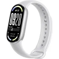 Xiaomi Bracelet connecté Smart Band 10, écran AMOLED 1.72", 5ATM, 150 modes sportifs, suivi du sommeil, capteur d'oxygène, jusqu'à 21 jours d'autonomie, argenté