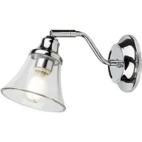Rabalux Antoine 3207 Applique E14 IP44 éclairage salle de bain métal verre