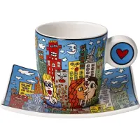 Goebel James Rizzi Summer in the City (Espressotasse,...