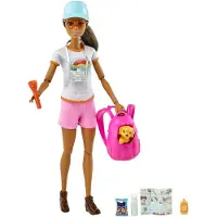 Barbie MATTEL Poupée avec sac à dos Relaxation HNC39