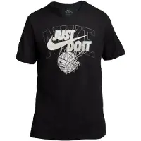 Nike T-shirt de sport homme Haut d'entraînement Sportswear Basketball Dri Fit T-Shirt, Couleur:Noir, Article:-010 black, Taille:M