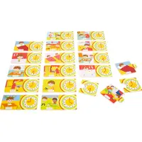 Small Foot 10678 Puzzle éducatif de l'heure (1 set)
