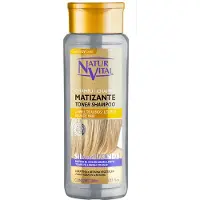 Naturaleza Y Vida NaturVital Shampooing pour cheveux blonds neutralisant les tons jaunes, 300ml
