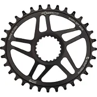 Wolf Tooth Elliptique PowerTrac de Kettenblatt à montage direct Shimano, Boost 52mm/Offset 3mm, 34 Z.,