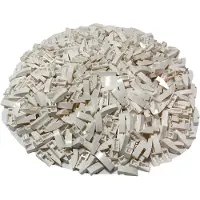 LEGO 1x3 Tuiles Toiture Courbe Demi-Carreau Blanc pour Toiture - 50950 NOUVEAU ! Quantité 100x