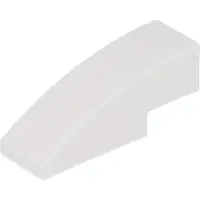 LEGO pente courbe 1x3 weiß
