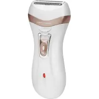ProfiCare Épilateur PC-LBS 3002 3en1, Lady Shaver et extracteur de callosités en un seul appareil, fonctionne sur batterie, avec sac de rangement pratique, blanc-champagne