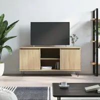 Prolenta Maison Exclusive - Meuble TV Chêne Sonoma 104x35x50 cm Matériau dérivé du bois