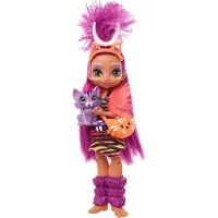 Cave Club Poupée Roaralai (25 cm), poupée de mode préhistorique avec dinosaure domestique