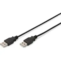 Digitus ASSMANN Câble de connexion USB 2.0, USB-A - USB-A mâle, 1,0 m