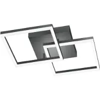 FABAS LUCE Plafonnier Led Moderne Bard 39W Anthracite 3394-22-282