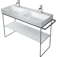 Duravit DuraSquare console en métal 126,5x45,1cm, pour lavabo 235312, sur pied, 0031174600
