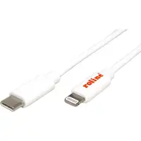 Roline 11.02.8335 Lightning-Kabel 1 m Weiß (11.02.8335)