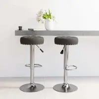 Prolenta Maison Exclusive - Tabourets de bar 2 pièces Tissu noir