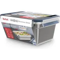 Tefal 2 L Master Seal rectangulaire en acier inoxydable N1150610