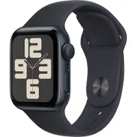Apple WEA Watch SE 2022 40mm Aluminiumgehäuse Space Grau, Sportarmband Mitternacht