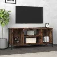 Prolenta Maison Exclusive - Meuble TV Chêne fumé 102x35x45 cm Matériau dérivé du bois