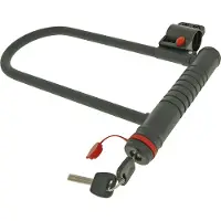 V BIKE Antivol à arceau Snake avec support 190x320mm