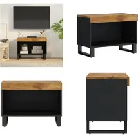 vidaXL Armoire TV 60x33x43,5 cm Bois massif Mango - Armoire TV - Meubles TV - Support TV