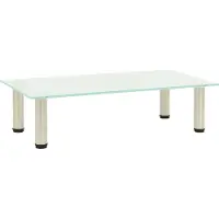 Prolenta Maison Exclusive - Meuble TV 60 x 35 x 17 cm en verre trempé satiné