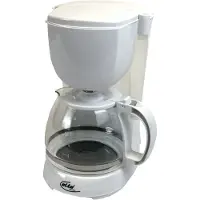 Elta Machine à café KM-1000.2, 1,25 L, 750 W, blanc