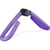 Relaxdays - Appareil d'entraînement pour les cuisses, les bras et les jambes, appareil multifonction pour la maison, appareil pour les adducteurs, presse à cuisses, violet