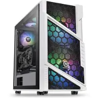 Thermaltake Commander C31 TG Snow ARGB Edition - Midi-Tour - PC - SPCC - Verre trempé - Noir - Blanc - ATX,Micro ATX,Mini-ITX - Rouge/Vert/Bleu