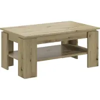 Ebuy24 Titan table basse 1 tablette chêneReproduction.
