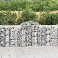 Prolenta Maison Exclusive - Paniers à gabions arqués 50 pcs 200x50x100/120 cm fer galvanisé