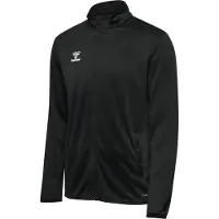 Hummel Veste de survêtement 'Essential' noir / blanc