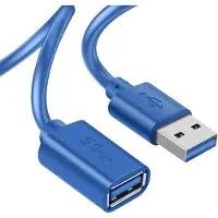 Akyga , Câble d'extension USB pour transfert rapide de données 1.8m, Bleu