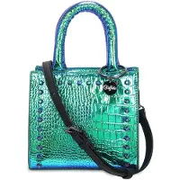 Buffalo Sacs à main 'Boxy12' vert fluo / noir