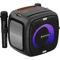 C-TECH Impressio Qubis, Party speaker, 80W, Bluetooth, SD, USB, AUX, 2x microphone