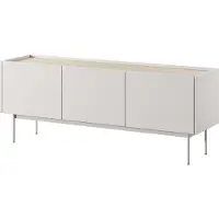 Furnlux Classic FURNLUX Table TV Color Beige 144 Cm / Couleur principale : Beige / Dimensions : 144 x 55 x 37 cm